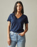 Women's Premium Slub V-Neck Tee