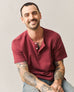 Men's Brushed Henley