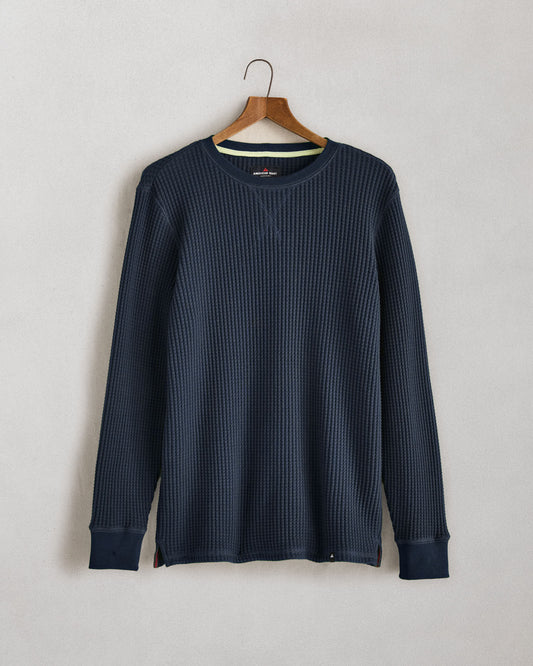 Men's Waffle Long Sleeve Crew 19.50