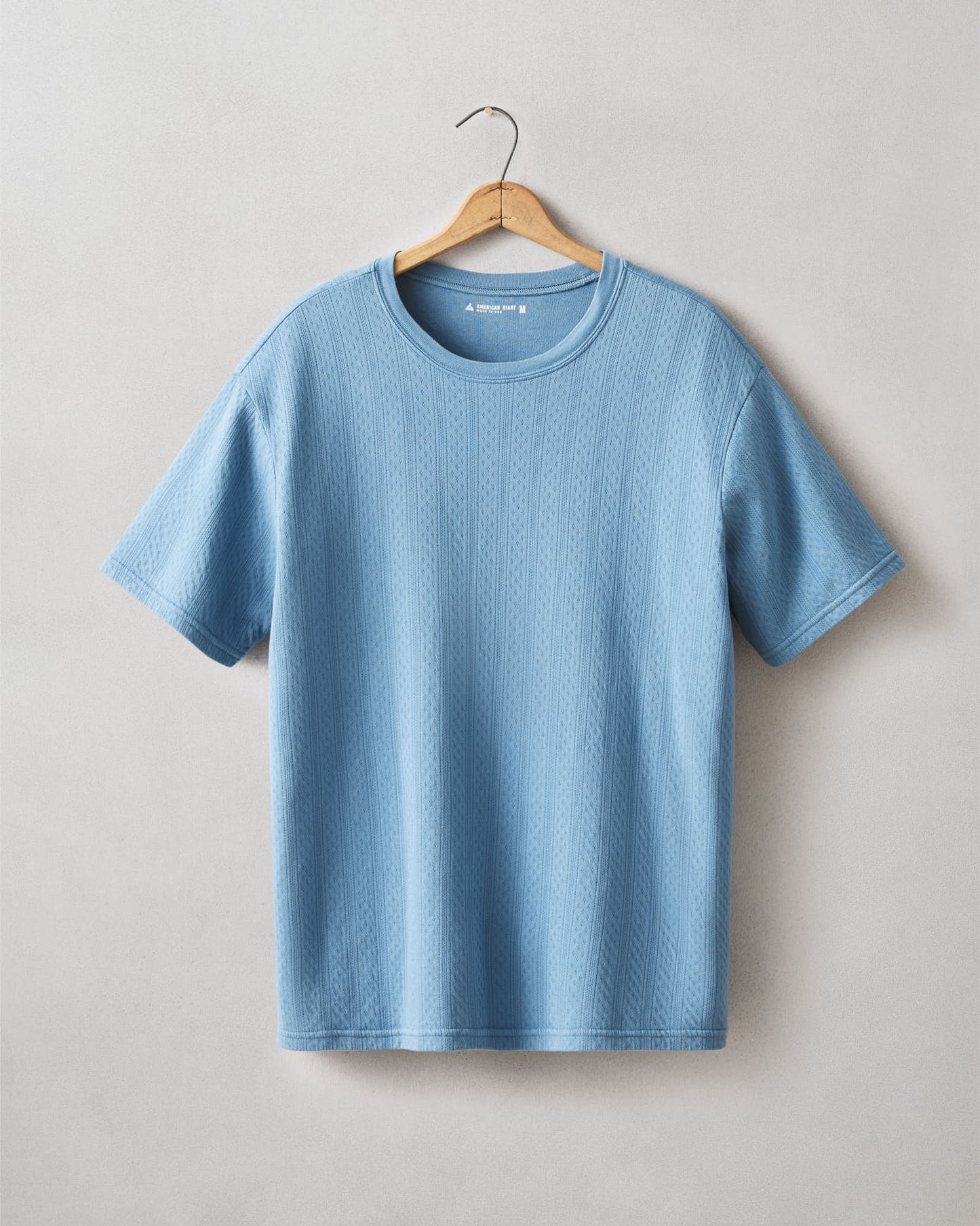 Men's Pointelle Crew Tee