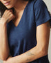 Women's Premium Slub V-Neck Tee