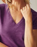 Women's Premium Slub V-Neck Tee