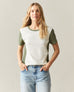 Women's Premium Slub Colorblock Crew Tee