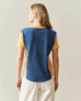 Women's Premium Slub Colorblock Crew Tee