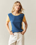 Women's Premium Slub Colorblock Crew Tee